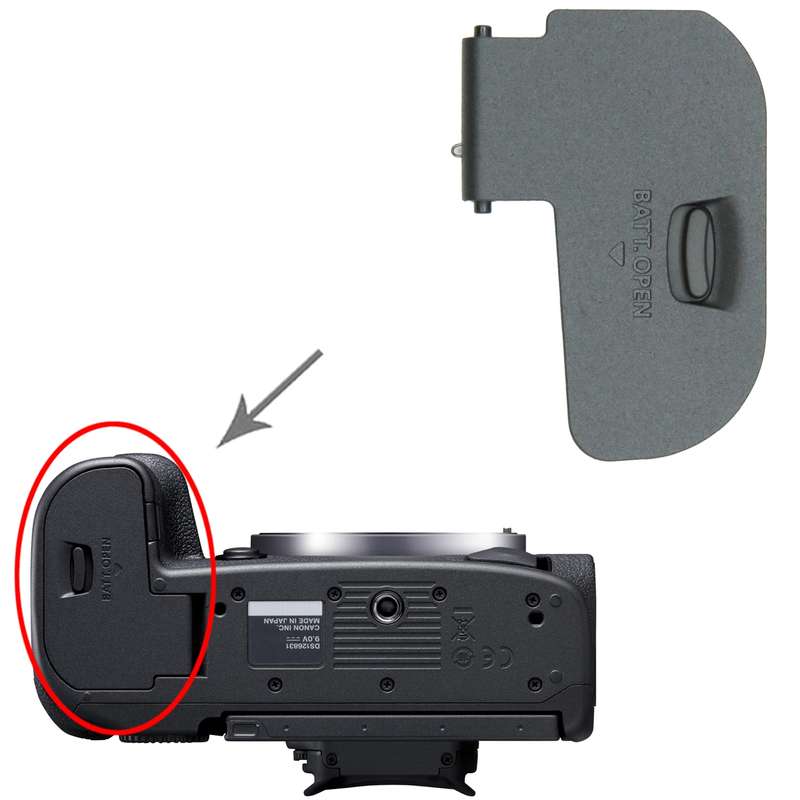 For Canon EOS R5 Original Battery Compartment Cover