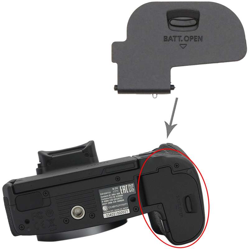 For Canon EOS R Original Battery Compartment Cover