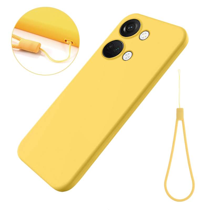 For OnePlus Nord 3 / Ace 2V Pure Color Liquid Silicone Shockproof Phone Case(Black)