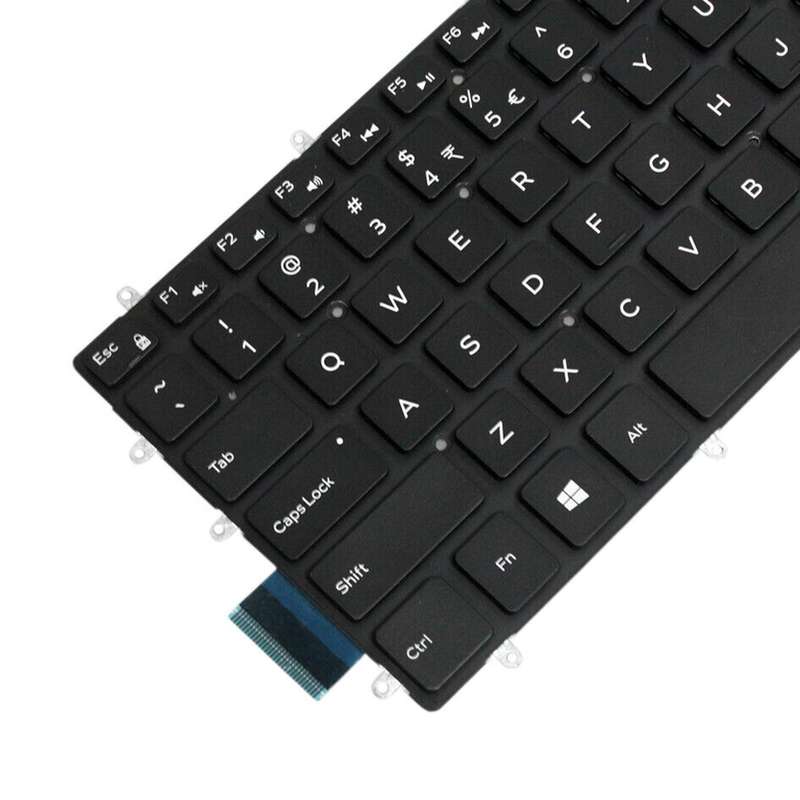 US Version White Word Laptop Keyboard For Dell G3 3579 3779 / G5 5587 / G7 7588(Black)