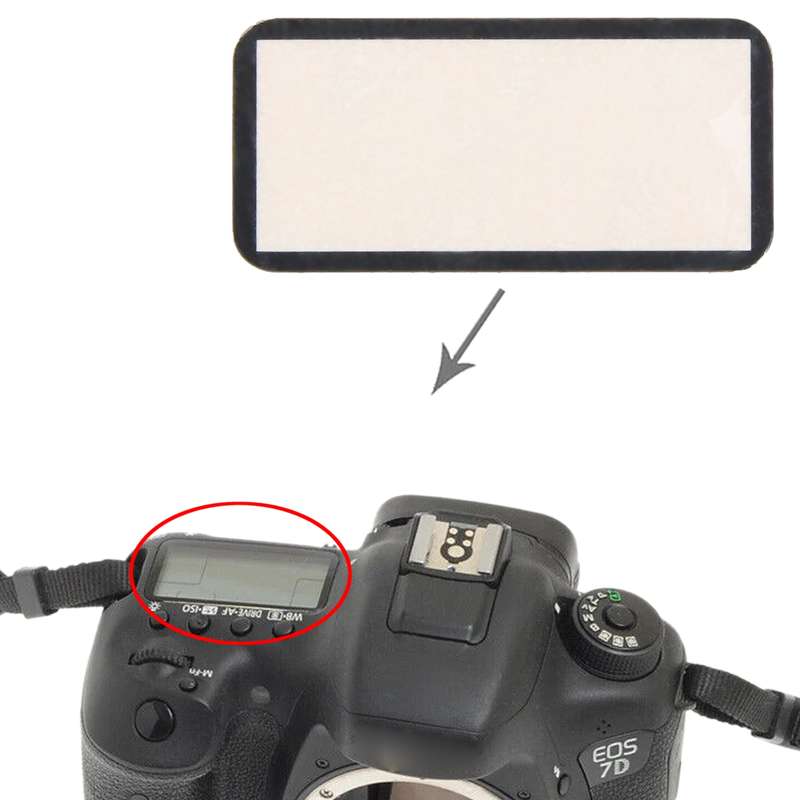 For Canon EOS 7D Top Cover Shoulder LCD Outer Lens