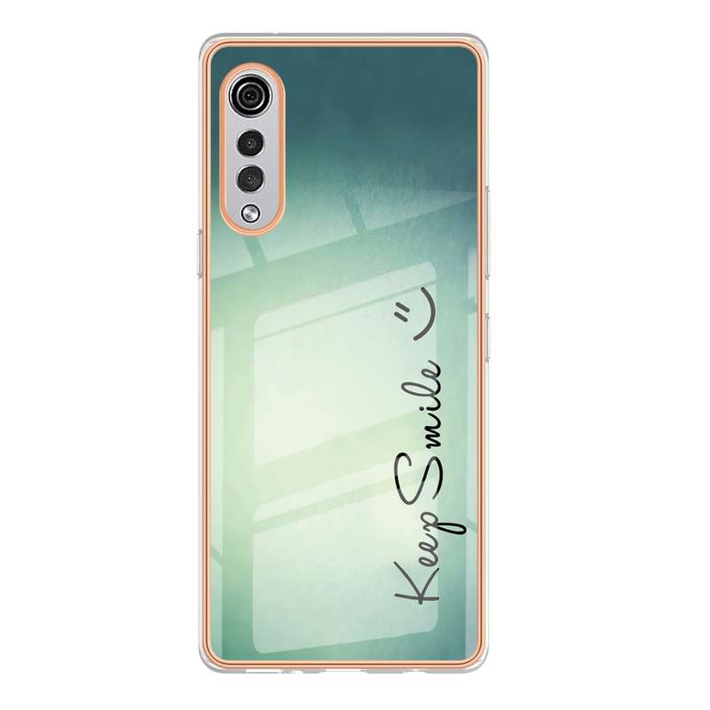 For LG Velvet 5G / 4G / G9 Electroplating Marble Dual-side IMD Phone Case(Natural Growth)