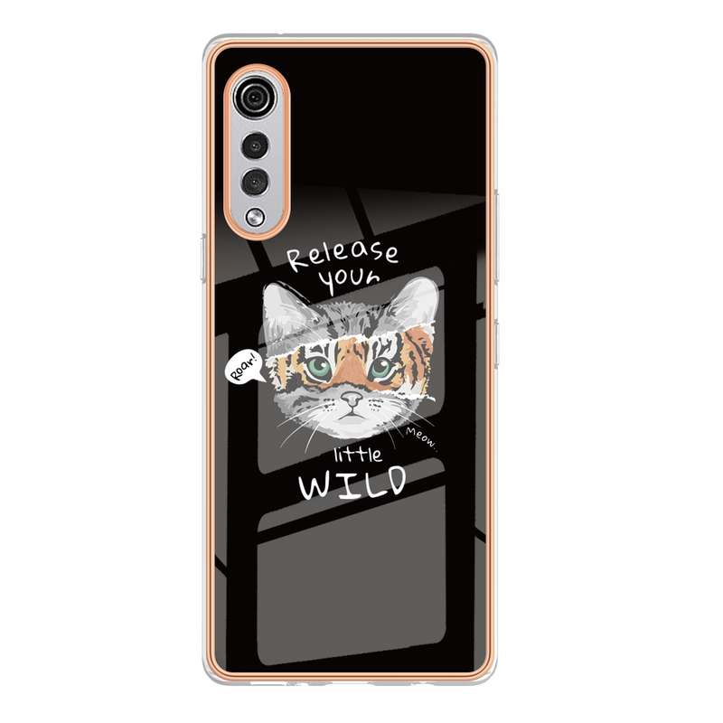For LG Velvet 5G / 4G / G9 Electroplating Marble Dual-side IMD Phone Case(Natural Growth)