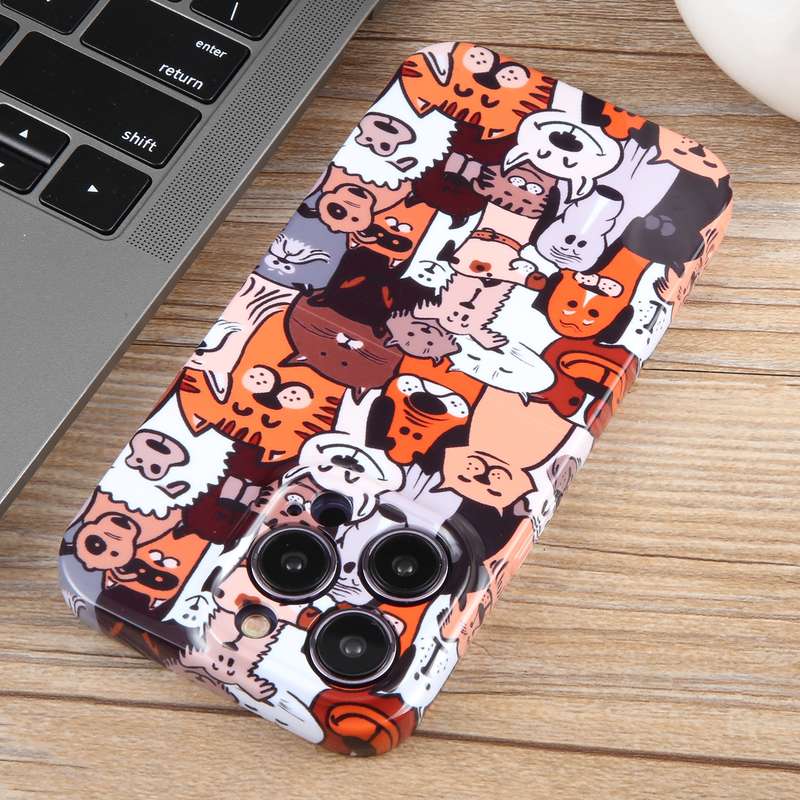 For iPhone 11 Dustproof Net Full Coverage PC Phone Case(Animal Party)