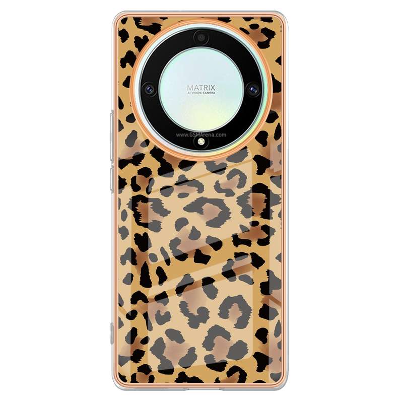 For Honor X9a / Magic5 Lite Electroplating Marble Dual-side IMD Phone Case(Retro Radio)
