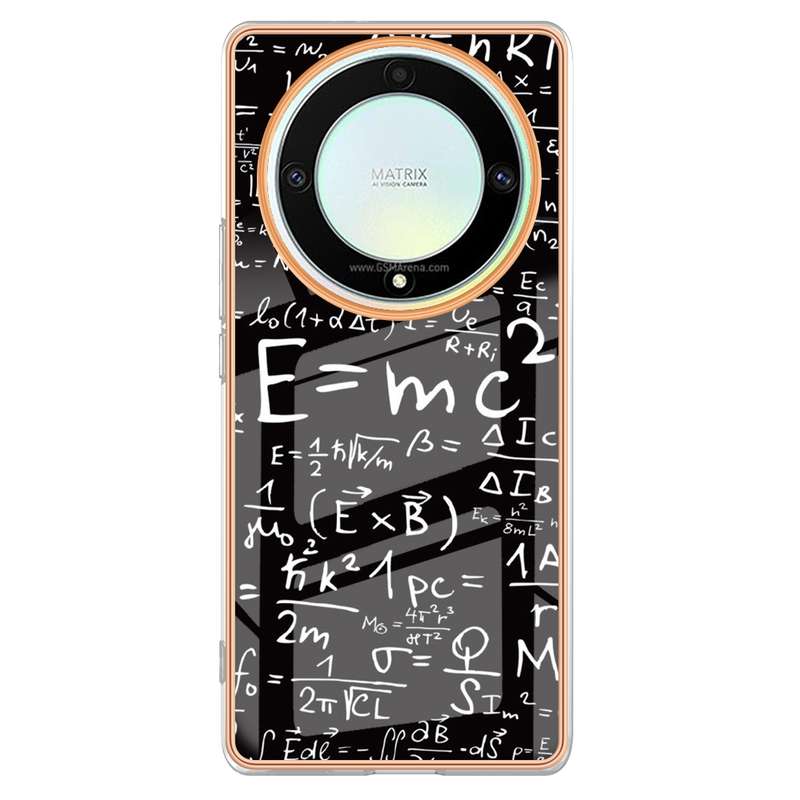 For Honor X9a / Magic5 Lite Electroplating Marble Dual-side IMD Phone Case(Retro Radio)
