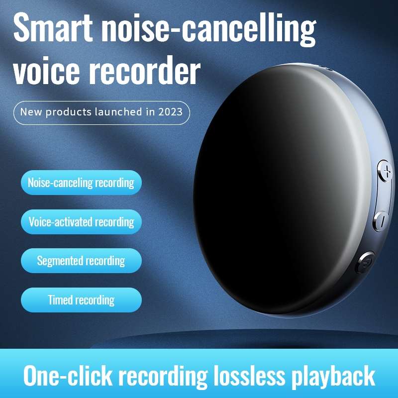 JNN M29 Portable Noise Reduction Smart Voice Control Magnetic Recorder, Memory:8GB