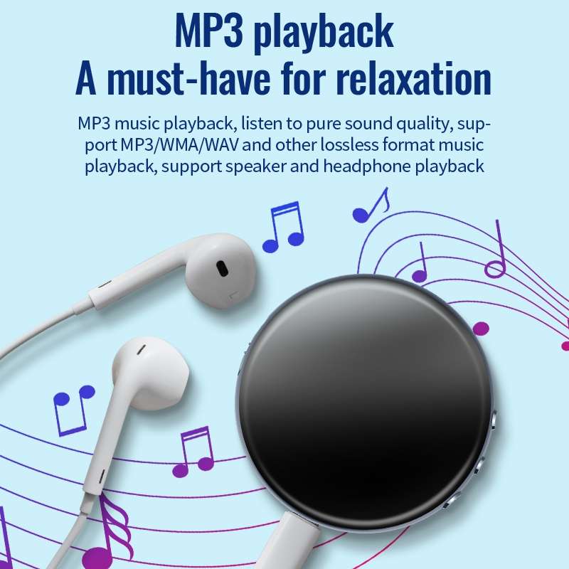 JNN M29 Portable Noise Reduction Smart Voice Control Magnetic Recorder, Memory:8GB