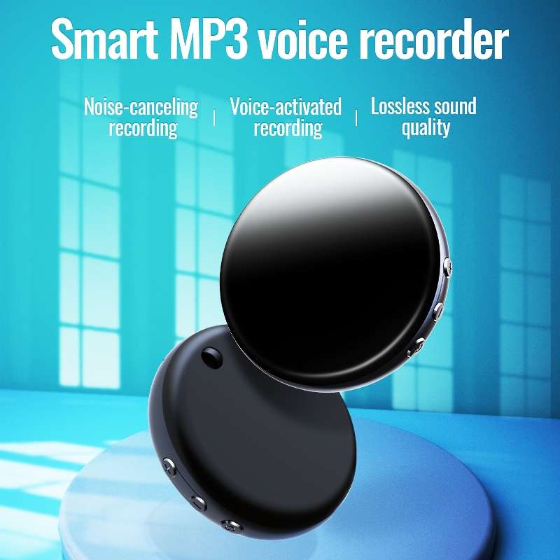 JNN M29 Portable Noise Reduction Smart Voice Control Magnetic Recorder, Memory:8GB