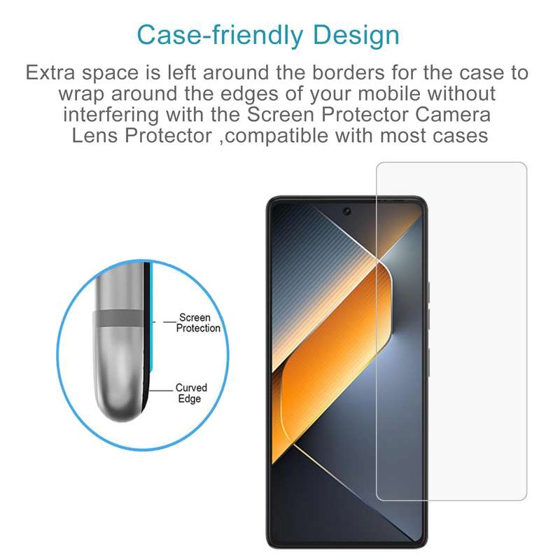 For Tecno Pova 6 Pro 50pcs 0.26mm 9H 2.5D Tempered Glass Film