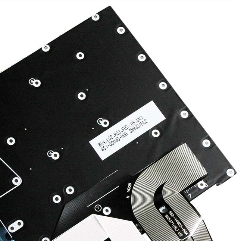 For Lenovo ThinkPad P1 X1 Extreme X1 English Enter Key Backlight Laptop Keyboard