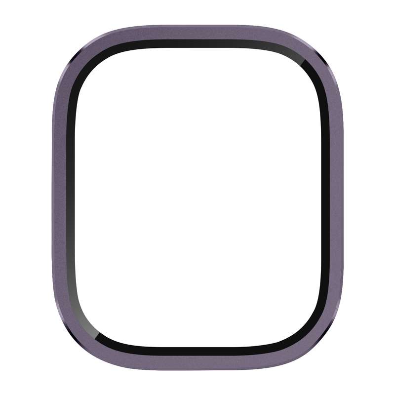 For Apple Watch Ultra 49mm Aluminum Alloy Frame Integrated Tempered Film(Original Color)