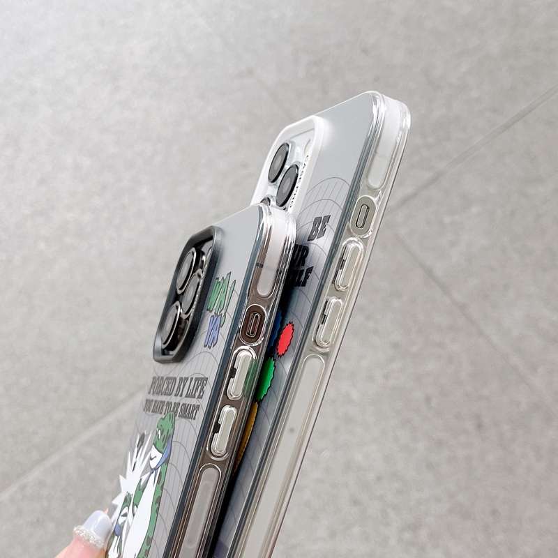 For iPhone 15 Electroplated Silver Series PC Protective Phone Case(Love Writing)