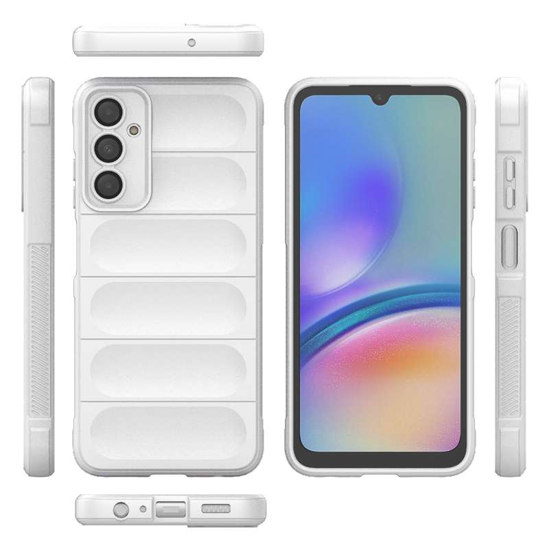 For Samsung Galaxy A05s 4G Magic Shield TPU + Flannel Phone Case(Black)
