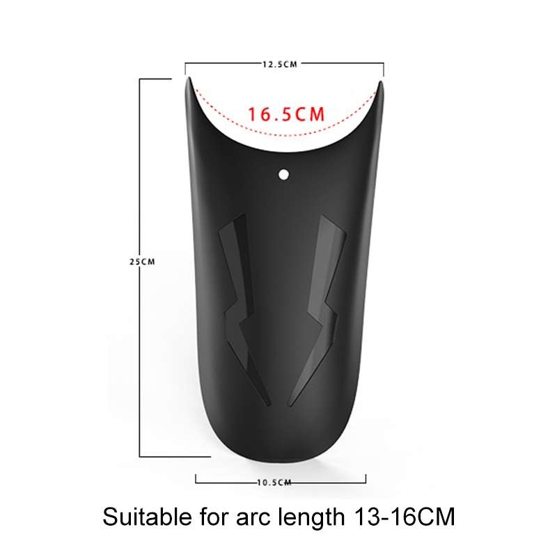 Motorcycle PP Modified Front Wheel Fender Dustproof Splash Flaps Mudguards Fender Guard, Style:02