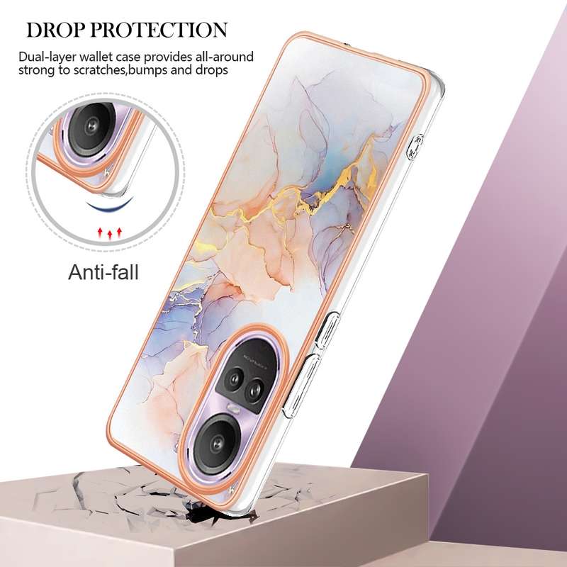 For OPPO Reno10 Pro 5G Global Electroplating IMD TPU Phone Case(Colorful Scales)