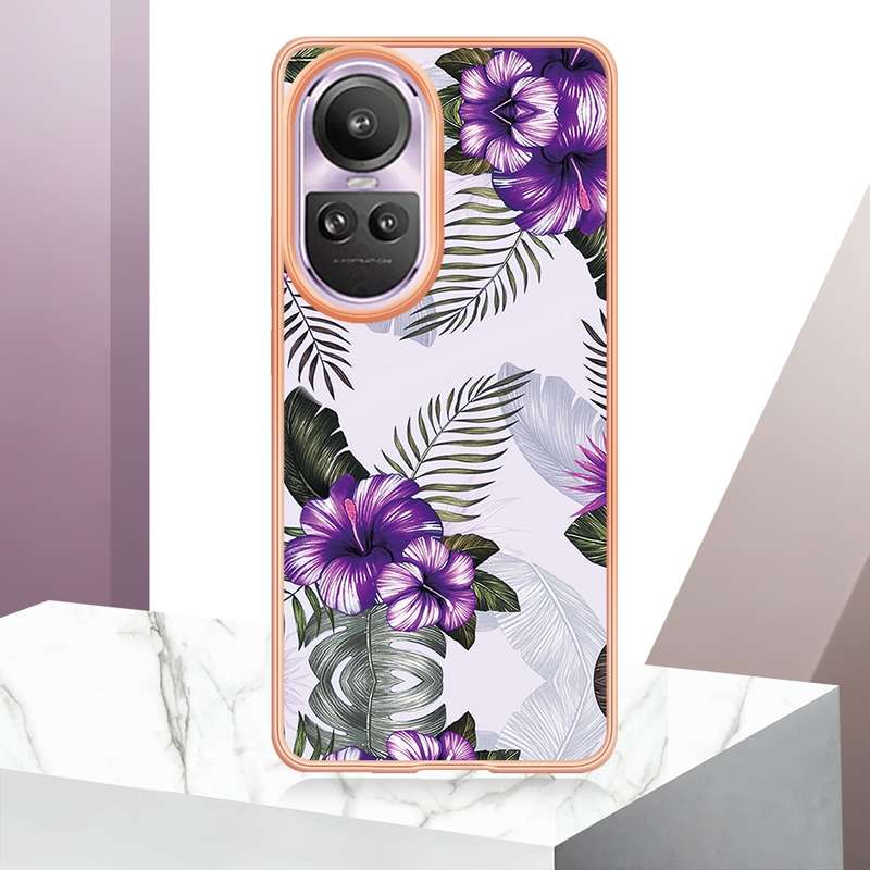 For OPPO Reno10 Pro 5G Global Electroplating IMD TPU Phone Case(Colorful Scales)