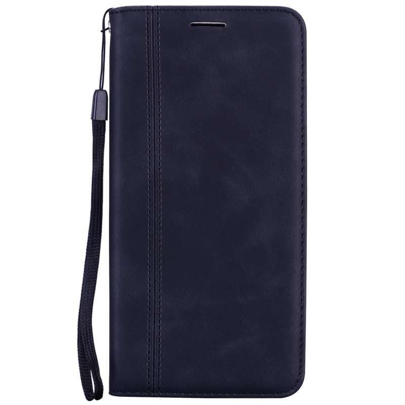 For Samsung Galaxy J5 (2016) / J510 Frosted Business Magnetic Horizontal Flip PU Leather Case with H