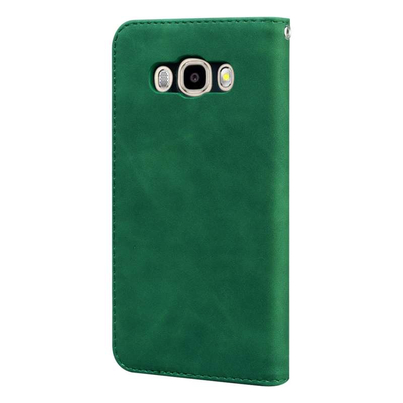 For Samsung Galaxy J5 (2016) / J510 Frosted Business Magnetic Horizontal Flip PU Leather Case with H