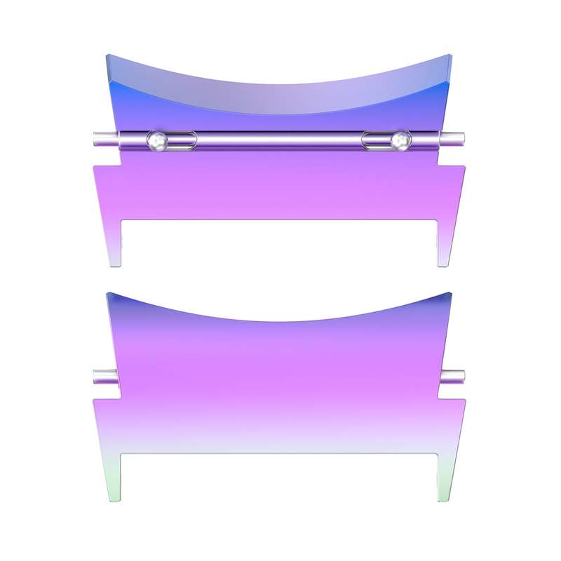 For Samsung Galaxy Watch 6 / 6 Classic 1 Pair Stainless Steel Metal Watch Band Connector(Colorful)