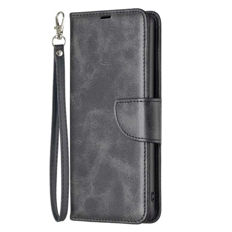 For vivo Y27 4G Lambskin Texture Leather Phone Case(Black)