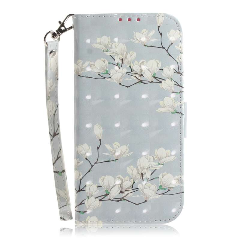 For Honor Magic6 Pro 3D Colored Horizontal Flip Leather Phone Case(Magnolia)