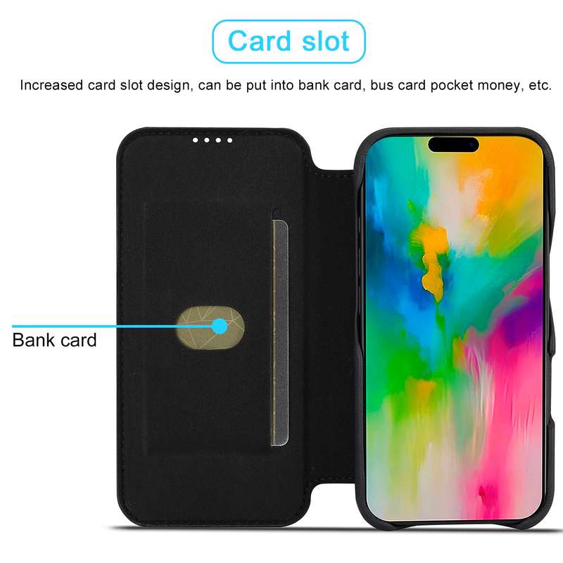 For iPhone 16 LC.IMEEKE Hon Ancient Series Flip Leather Phone Case(Blue)