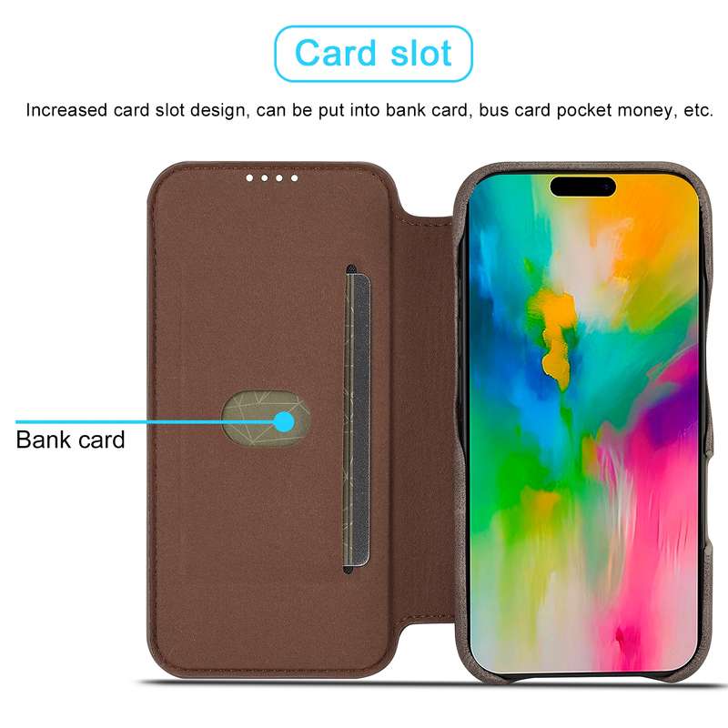 For iPhone 16 LC.IMEEKE Hon Ancient Series Flip Leather Phone Case(Blue)
