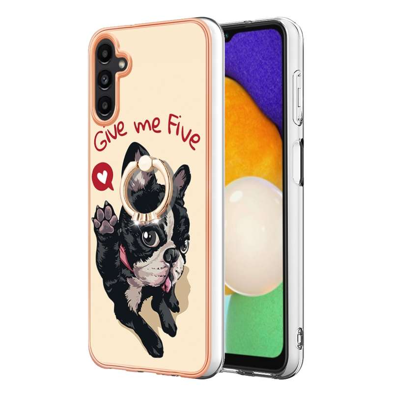 For vivo Y17s 4G Global Cow Pattern Sewing Back Cover Phone Case(Black)