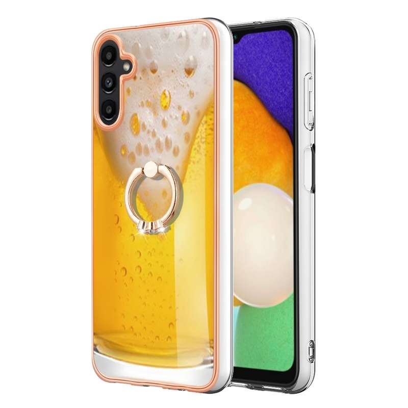 For vivo Y17s 4G Global Cow Pattern Sewing Back Cover Phone Case(Black)