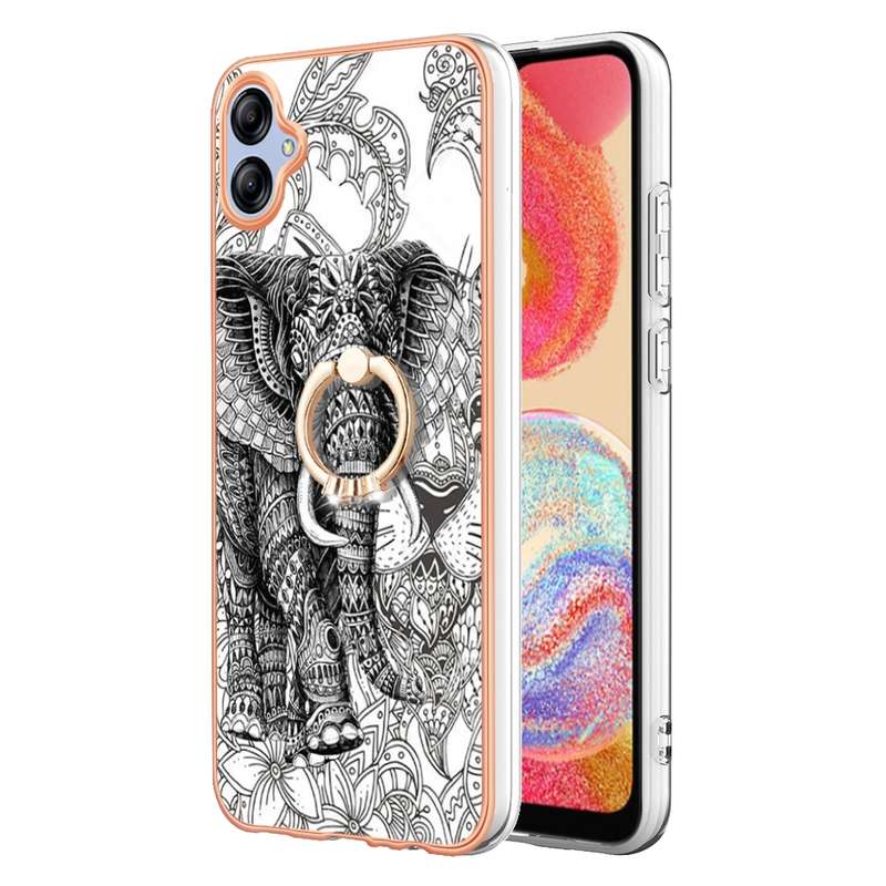 For vivo Y17s 4G Global Cow Pattern Sewing Back Cover Phone Case(Black)