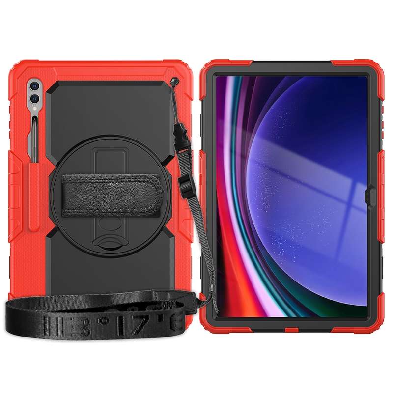 For Samsung Galaxy Tab S9 Ultra / S10 Ultra Silicone + PC Tablet Case(Black)