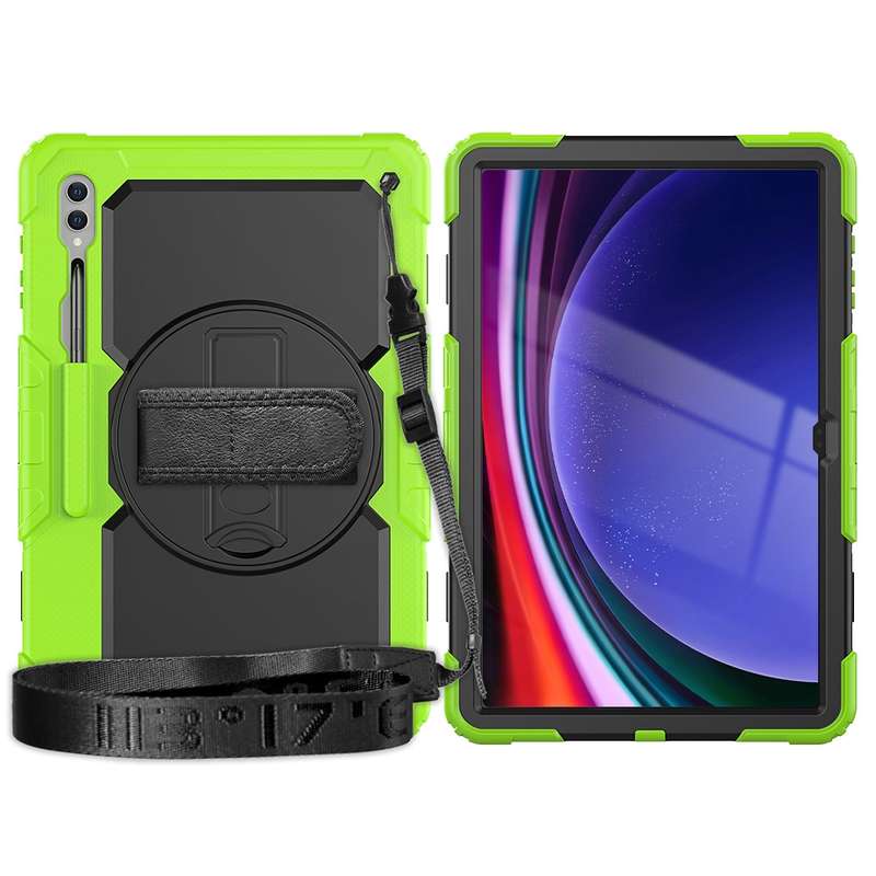 For Samsung Galaxy Tab S9 Ultra / S10 Ultra Silicone + PC Tablet Case(Black)
