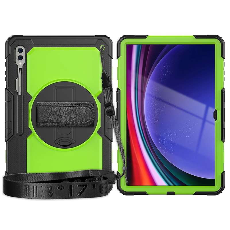 For Samsung Galaxy Tab S9 Ultra / S10 Ultra Silicone + PC Tablet Case(Black)
