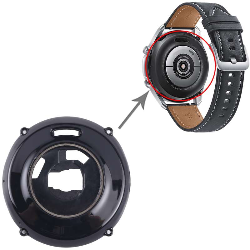 Original Rear Housing Cover For Samsung Galaxy Watch 3 45mm SM-R840(Black)