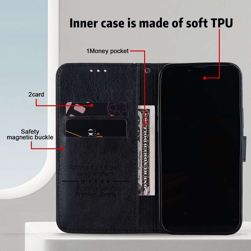 For Samsung Galaxy A24 4G Skin Feeling Oil Leather Texture PU + TPU Phone Case(Black)