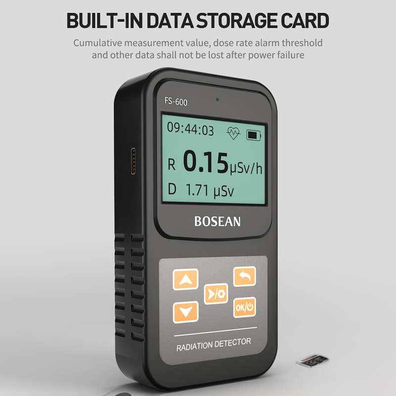 FS-600 Household Nuclear Radiation Detector Glass Geiger Counter