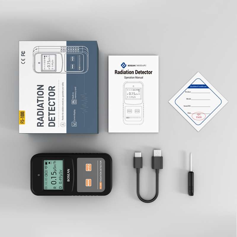 FS-1000 Household Nuclear Radiation Detector Glass Geiger Counter