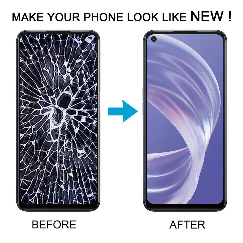 For OPPO A73 5G OEM LCD Screen Digitizer Full Assembly with Frame