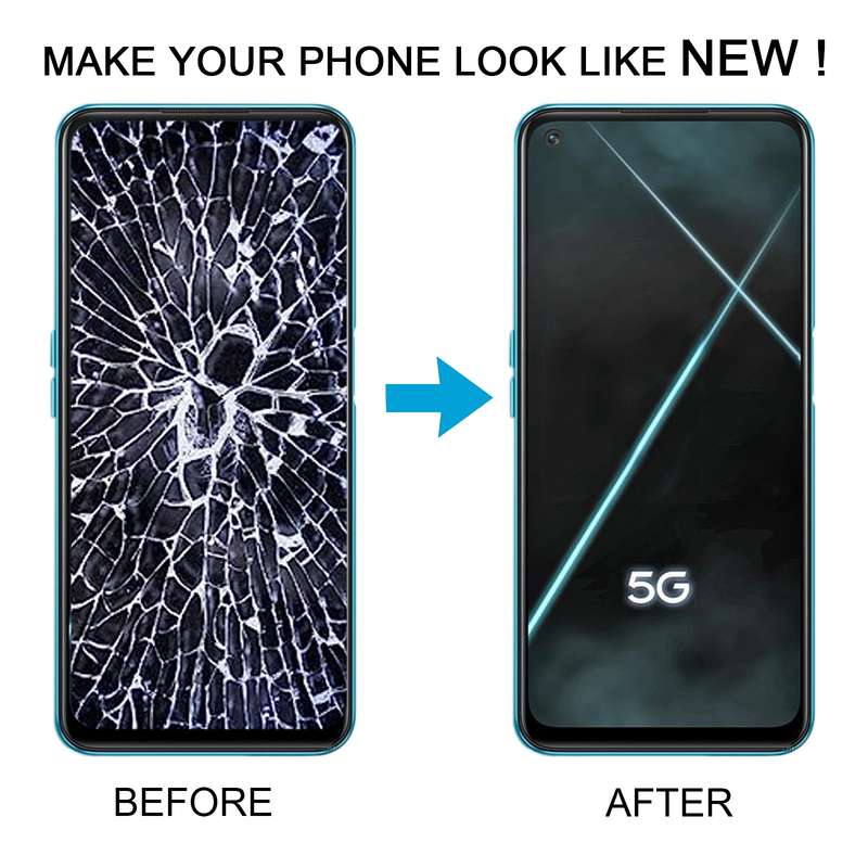 For OPPO K7x OEM LCD Screen Digitizer Full Assembly with Frame