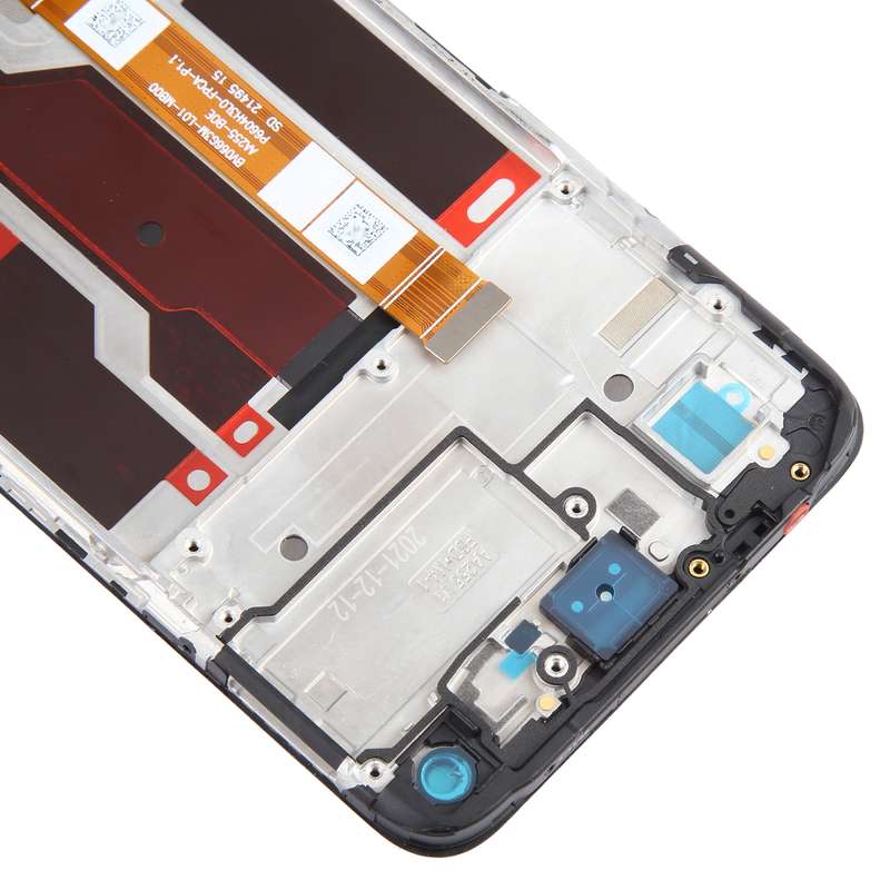 For OPPO A76 4G OEM LCD Screen Digitizer Full Assembly with Frame