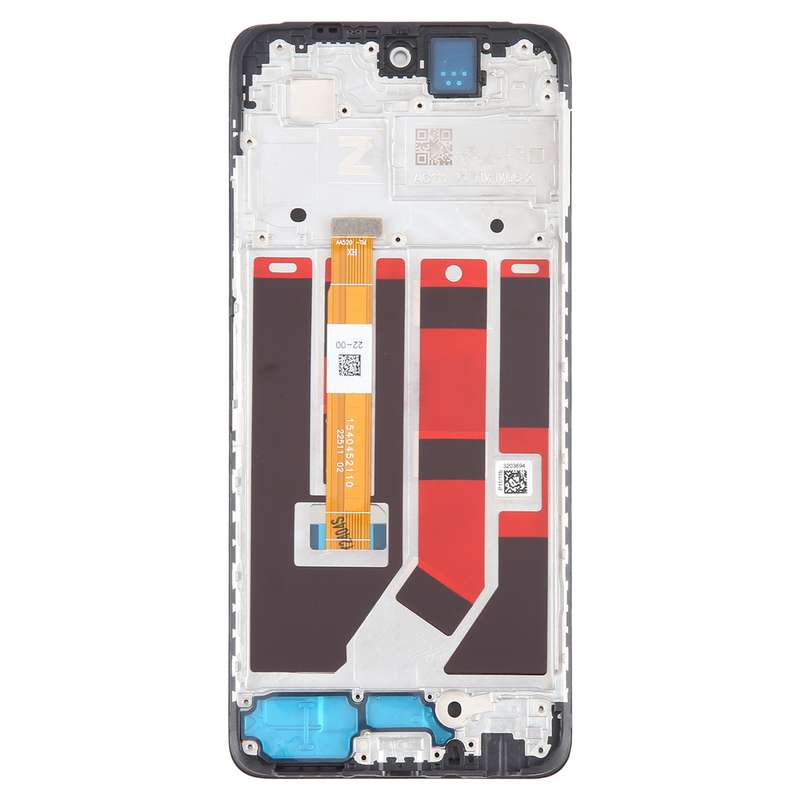 For OPPO A58 4G OEM LCD Screen Digitizer Full Assembly with Frame
