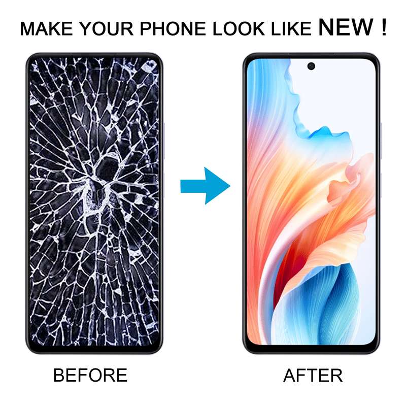 For OPPO A59 5G OEM LCD Screen Digitizer Full Assembly with Frame