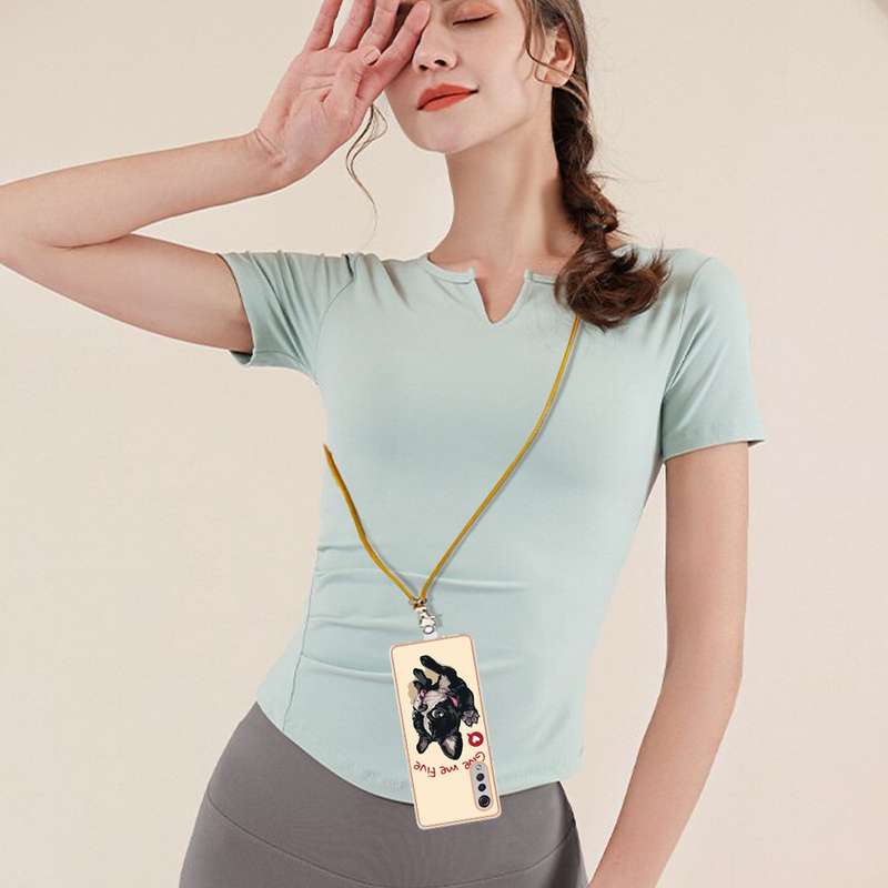 For LG Velvet 5G / 4G Electroplating Dual-side IMD Phone Case with Lanyard(Natural Growth)