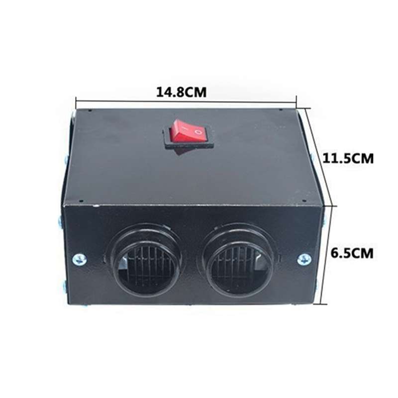 Car 500W High-power Electric Heater Defroster, Specification:12V 2-hole