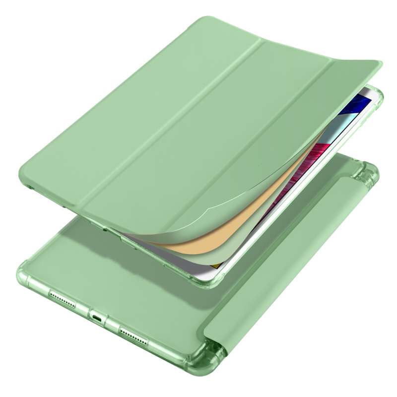 For iPad Pro 10.5 inch / Air 3 10.5 inch 3-folding Horizontal Flip PU Leather + Shockproof TPU Case