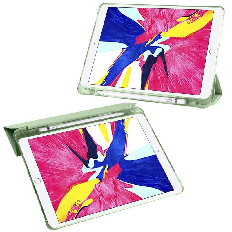 For iPad Pro 10.5 inch / Air 3 10.5 inch 3-folding Horizontal Flip PU Leather + Shockproof TPU Case