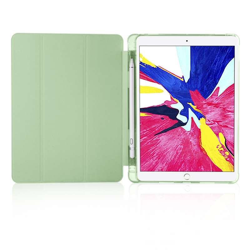 For iPad Pro 10.5 inch / Air 3 10.5 inch 3-folding Horizontal Flip PU Leather + Shockproof TPU Case