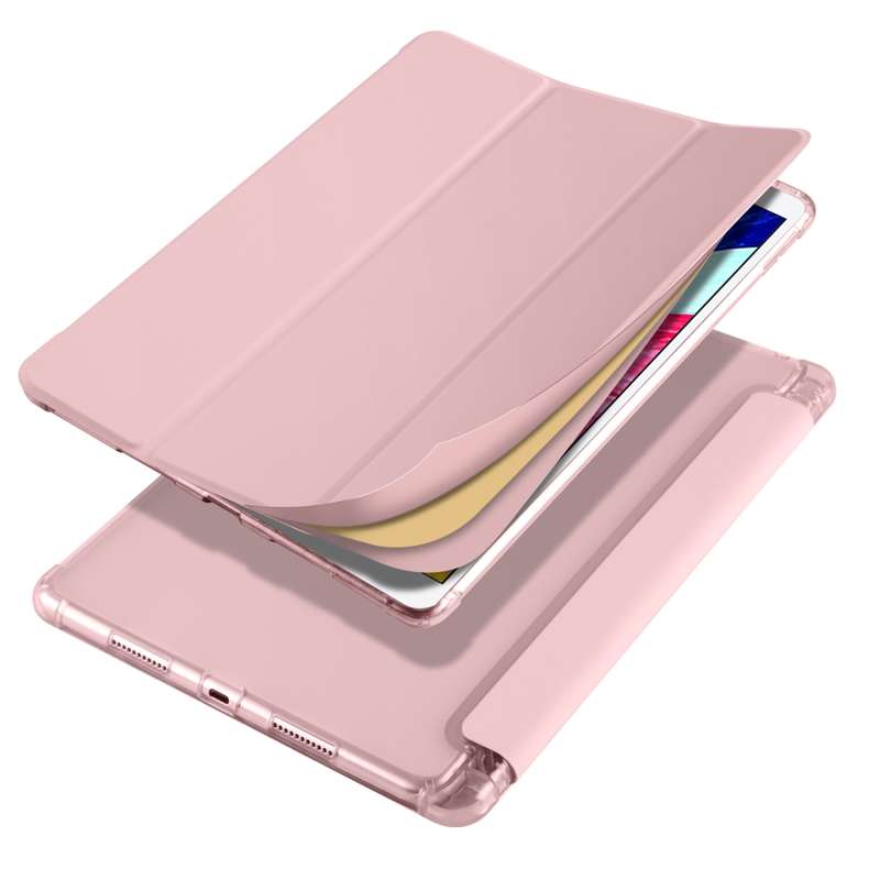 For iPad Pro 10.5 inch / Air 3 10.5 inch 3-folding Horizontal Flip PU Leather + Shockproof TPU Case