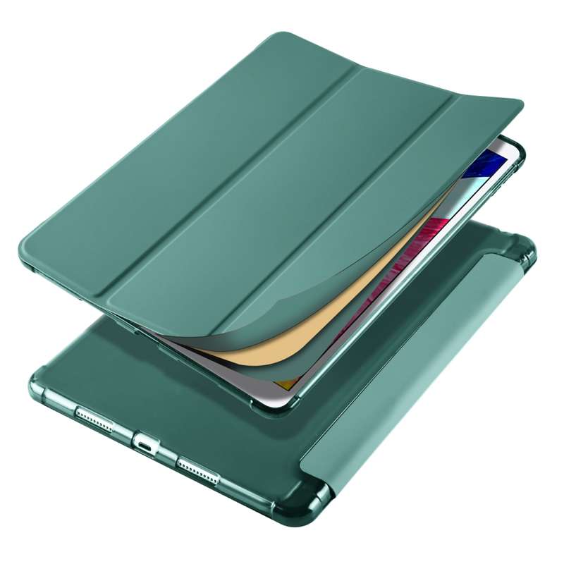 For iPad Pro 10.5 inch / Air 3 10.5 inch 3-folding Horizontal Flip PU Leather + Shockproof TPU Case